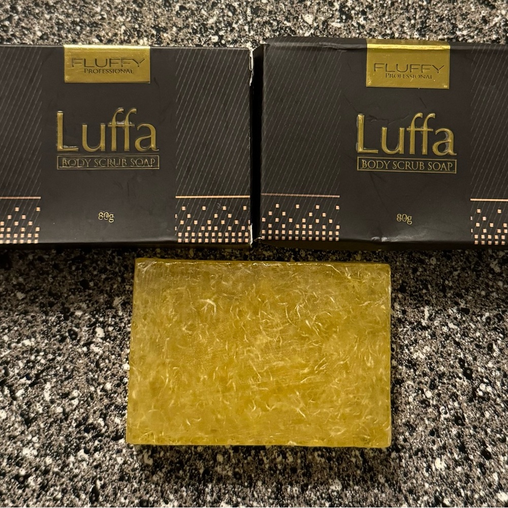 2 Pack Of FLUFF Luffa BODY SCRUB SOAP NEW